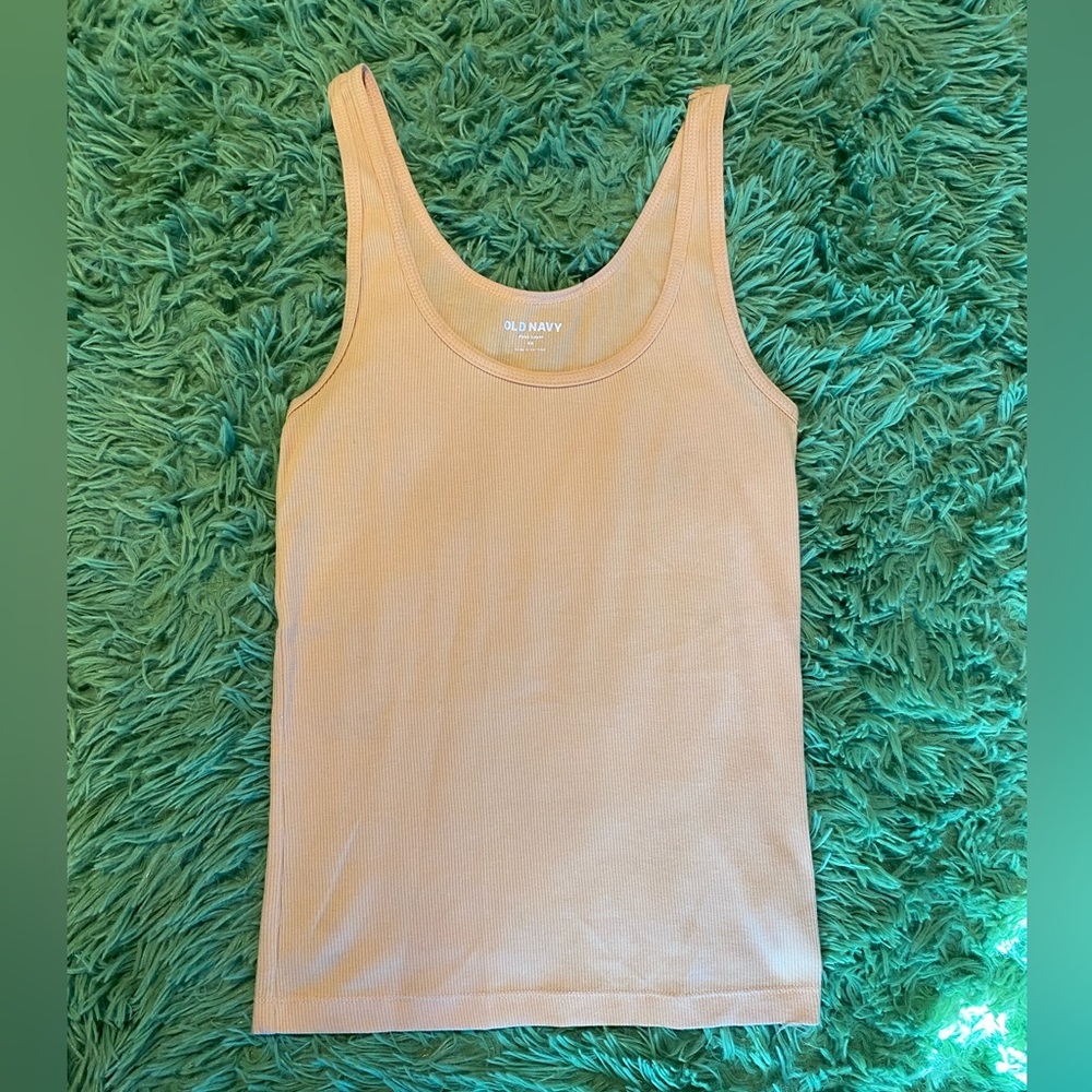 Old Navy Orange Scoop Neck ‘First-Layer’ Tank Top
